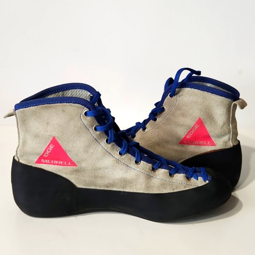 Merrell Edge Skeens Suede Upper Rock Climbing Shoes Men's Size 9 Made in Italy